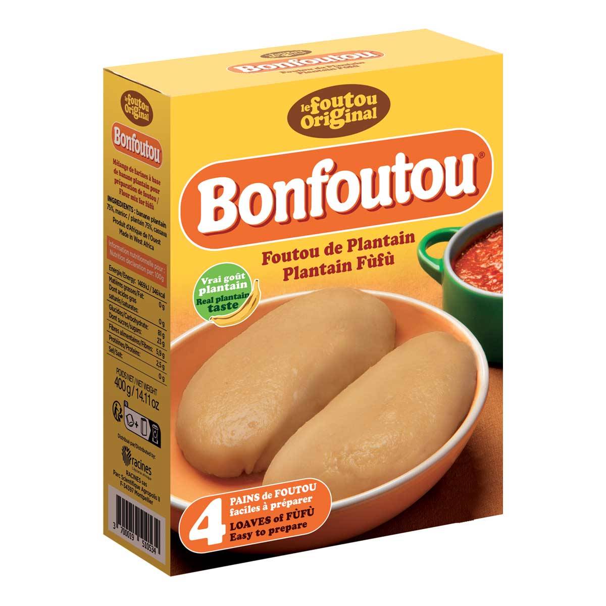 Foutou de plantain -bonfoutou (400g)