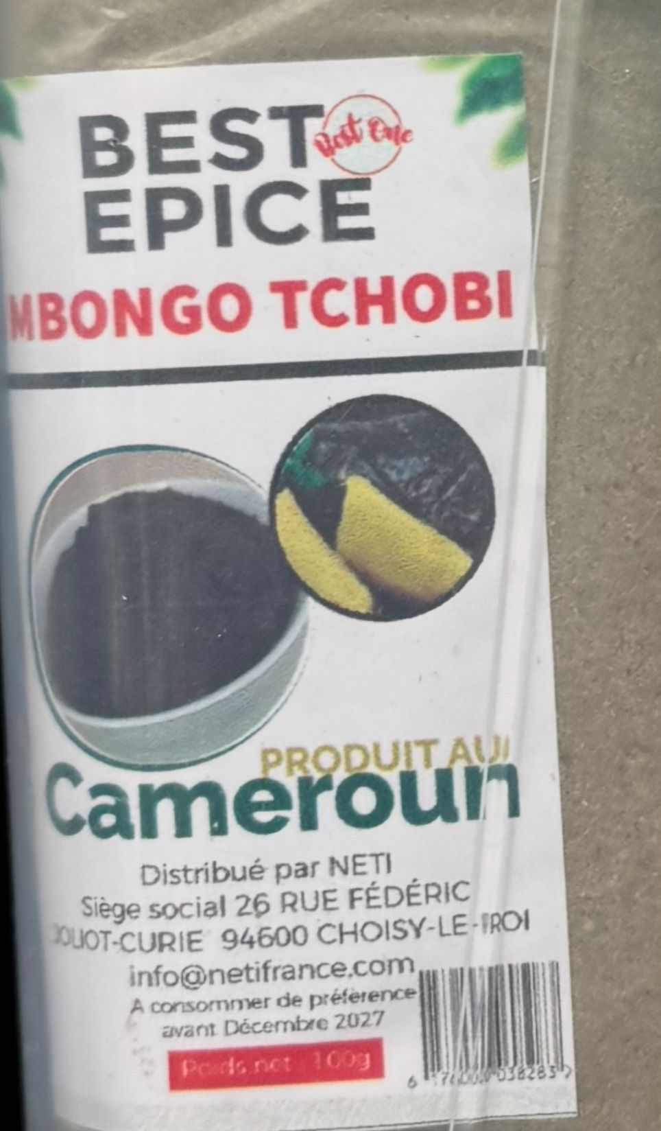 Epices Mbongo Tchobi