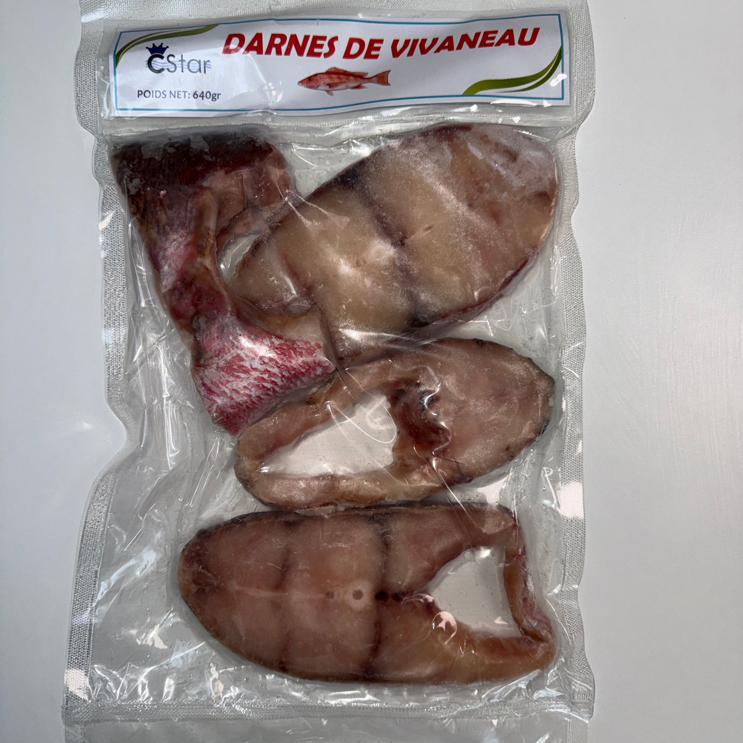 Darne de Vivaneau surgelée - 640g