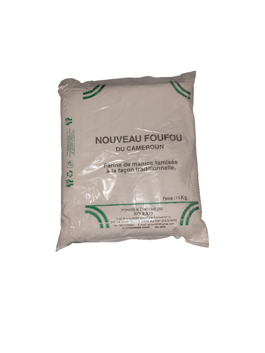Foufou manioc camerounais