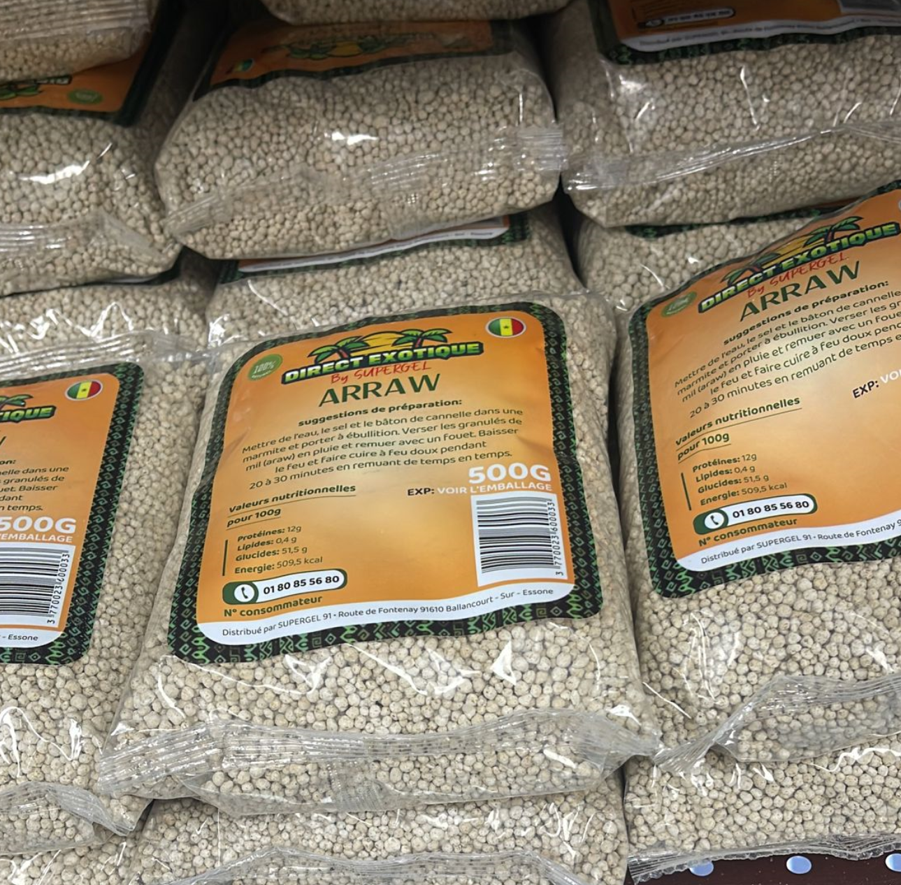 Graine de mil Arraw(500 g)