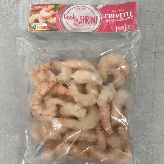 Crevettes congelées (taille moyenne)
