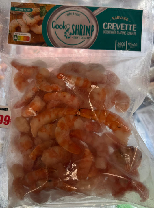 Crevettes congelées (taille petite)