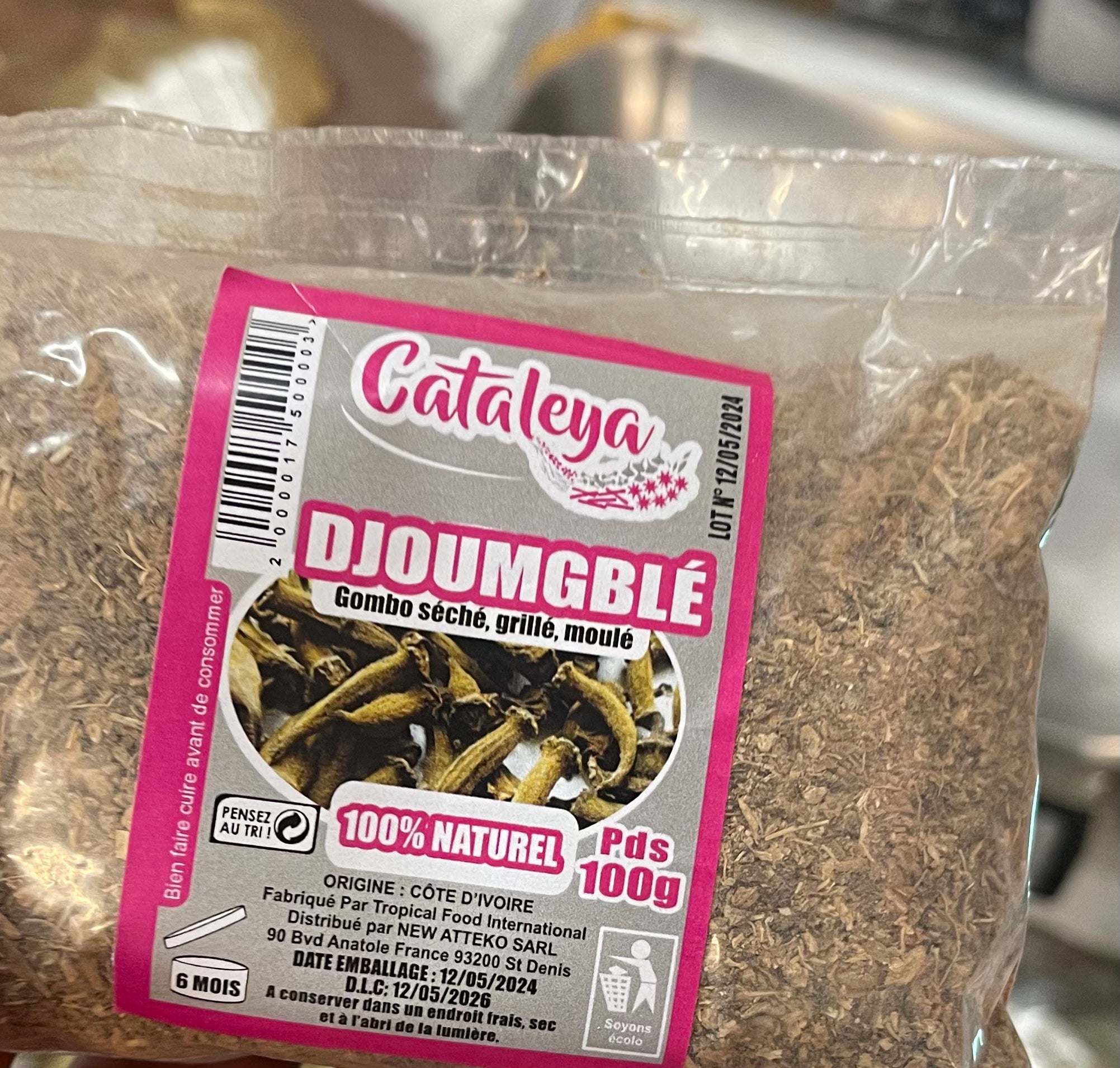 Gombo sec Djoumgblé  (100g)