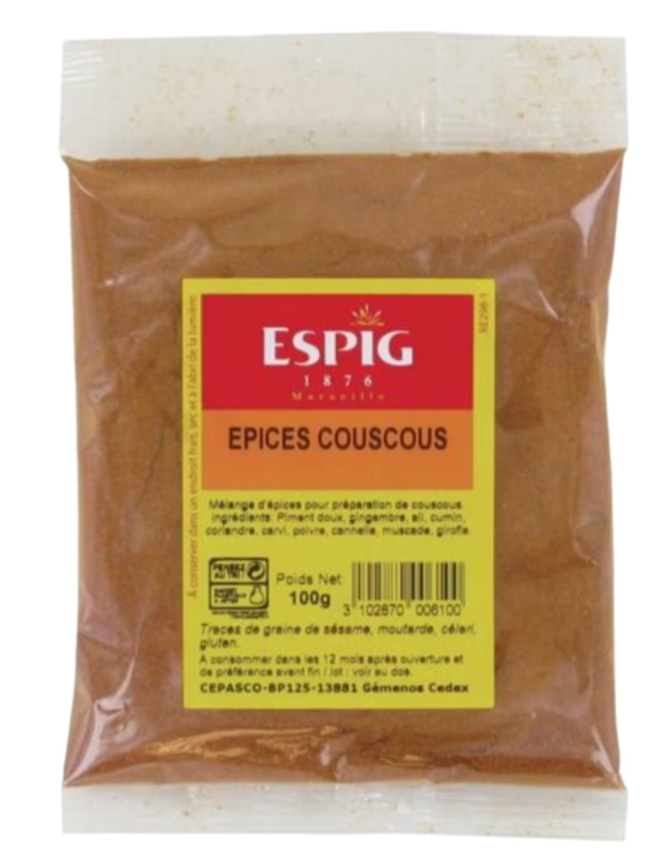 Épices couscous (100g)