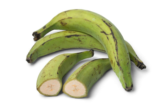Bananes plantains vertes