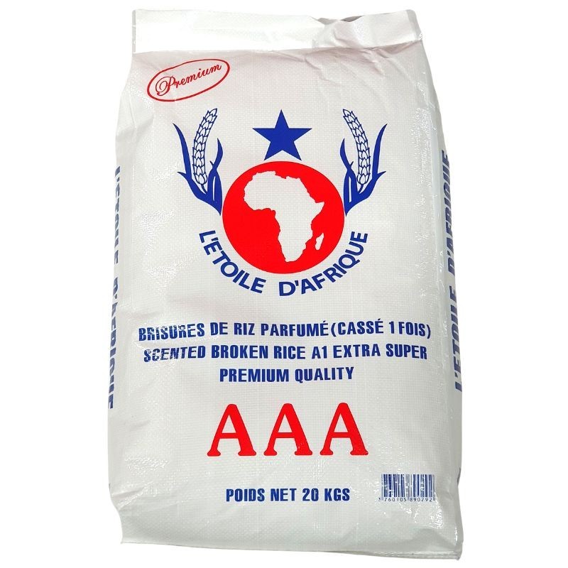 Brisure de riz cassé 1 fois Étoile d'Afrique (20kg)