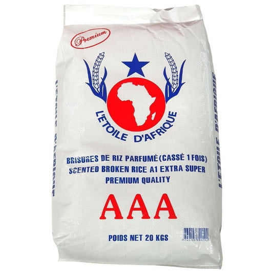 Brisure de riz cassé 1 fois Étoile d'Afrique (20kg)