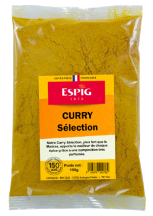 Épices Espig Curry sélection