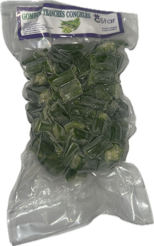 Gombo coupé surgelé