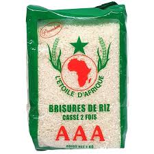 Brisure de riz cassé 2 fois Étoile d'Afrique (1kg)