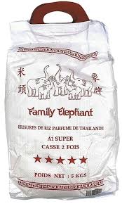 Brisure de riz cassé 2 fois Family Éléphant