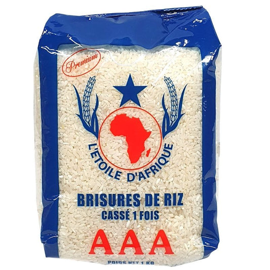 Brisure de riz cassé 1 fois Étoile d'Afrique (1kg)