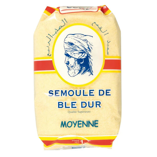 Semoule de blé dur moyenne (1 kg)