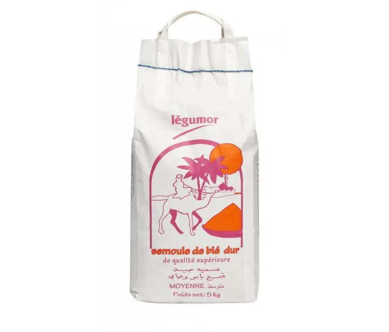 Semoule de blé dur moyenne Légumor (5kg)